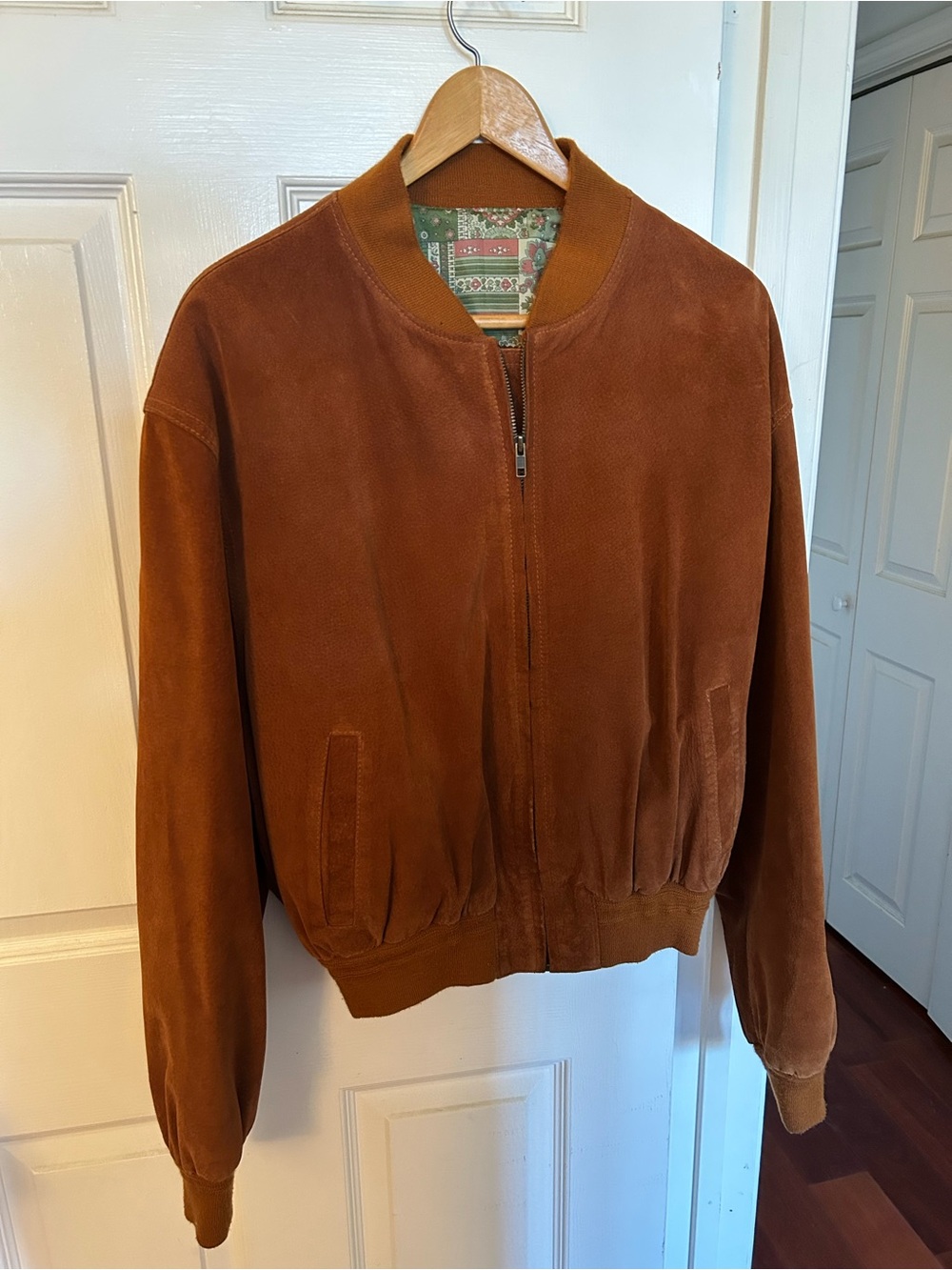 Men’s Vera Pelle Brown Suede Jacket